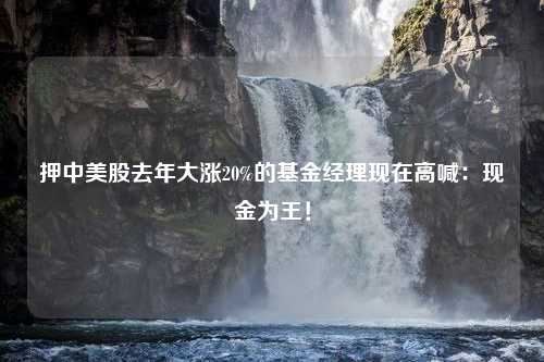 押中美股去年大涨20%的基金经理现在高喊：现金为王！