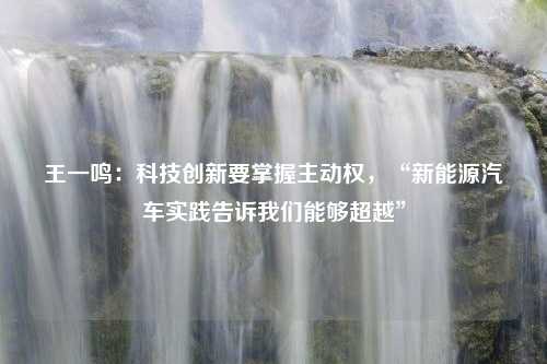 王一鸣：科技创新要掌握主动权，“新能源汽车实践告诉我们能够超越”